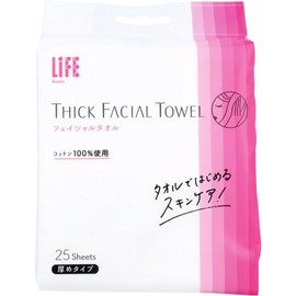 Life Facial Towels, Thick Type, Pack of 25
