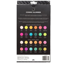 American Crafts Cosmic Shimmer Glitter, Multi