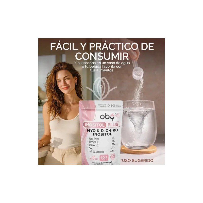 Pack 900g Myo Chiro Inositol Plus Acido Folico Prebioticos Vitaminas
