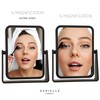 DC DANIELLE Danielle Creations 6.75-Inch Magnifying Vanity Makeup Mirror Rectangular