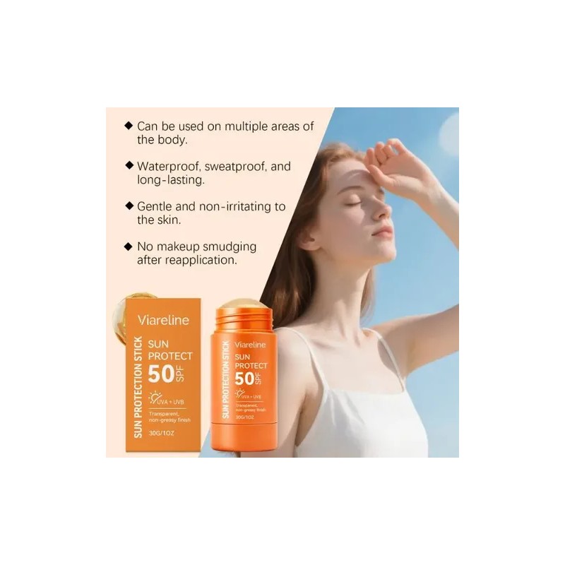 Barra Protector Solar Facial Matificante Resistente Al Agua