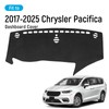 YOJOJOCO Dash Cover for Chrysler Pacifica 2017-2025 2026 Accessories Flannel