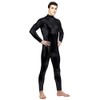 Aniler Unisex Shiny Metallic Unitard Zipper Tight-fitting Stretchy Costume Bodysuit