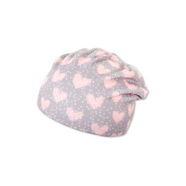 Sterntaler Baby Girls' Slouch Beanie Hat, Gravel