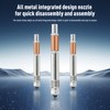 xirbbo 2pcs Nozzles 3D Printer Nozzles TZ-E3-3.0-0.8 Bimetal Hardened Steel
