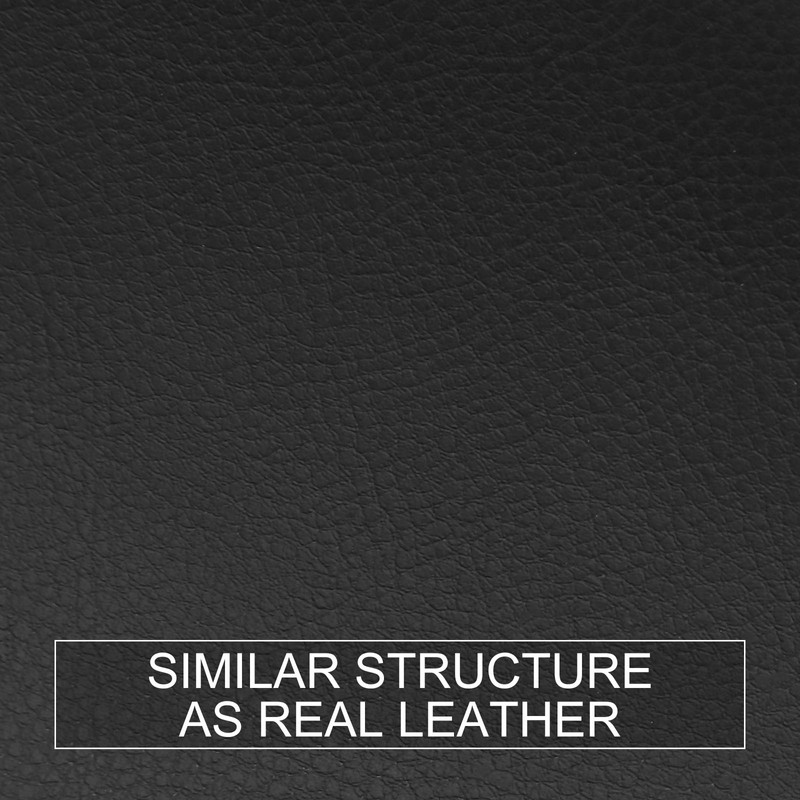 X AUTOHAUX Pair Black Microfiber Leather Door Panel Armrest Cover