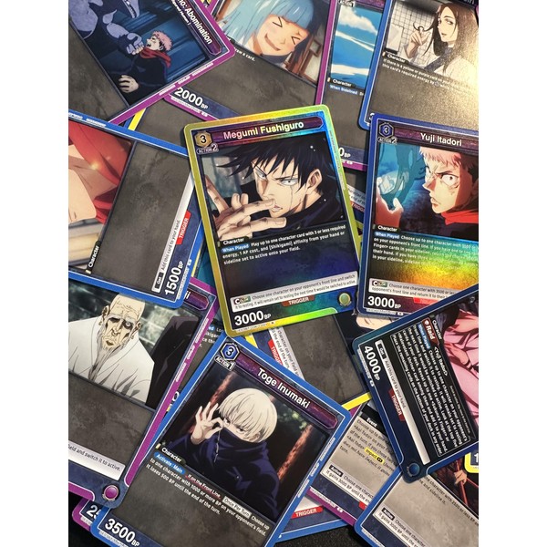 Jujutsu Kaisen Trading Card Game 50 Card Lot Includes 3