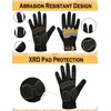 INPAKO Work Gloves for Men Women, TPR Impact Protection Utility