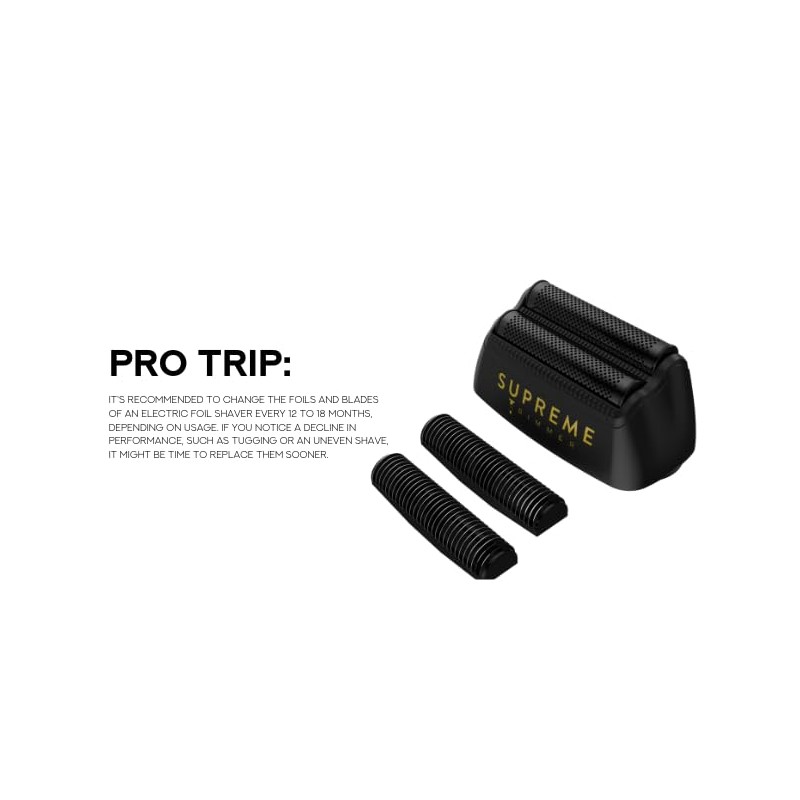 Supreme Trimmer Replacement Foil & Cutter SB63 | Hypoallergenic Foil