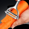 GREATLINK Stainless Steel Dual Blade Vegetable Peeler for Kitchen -Commercial