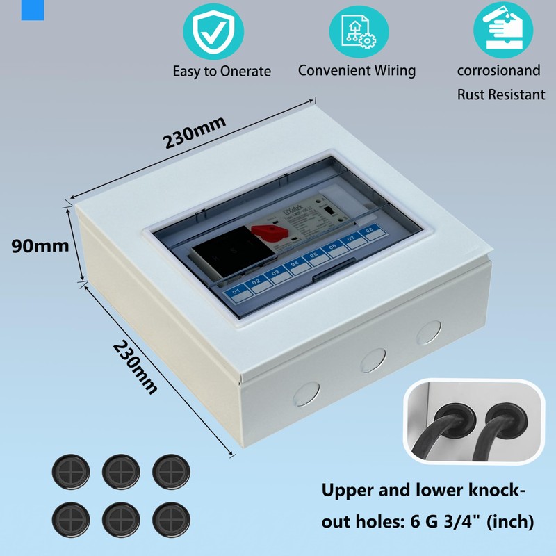 100amp Automatic Generator Transfer Switch 2P 3-Wire 120/240V Automatic/Manual Generator