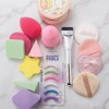 Kit Maquillaje Esponjas Borlas Brocha Bases Rizador