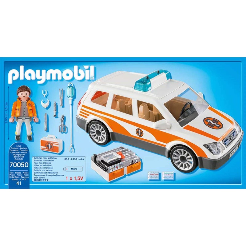 Playmobil Emergency Car with Siren