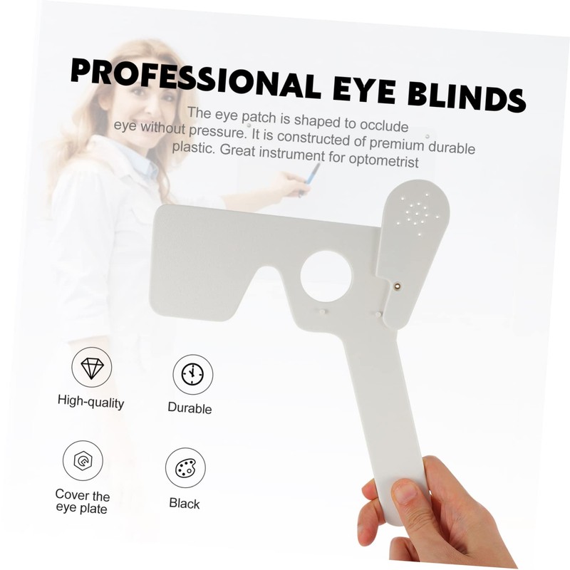 Outanaya 1pc Plastic Eye Occluder Ergonomic Design for Astigmatism Testing