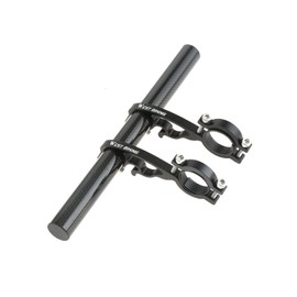 Etermeta Bike Multibar Clamp Bar Extension Bracket Stay, Handle, Smartphone Holder, Handle Space Expansion, Suitable for Diameter 0.8 - 1.3 inches (20 - 32 mm) (Carbon Fiber)