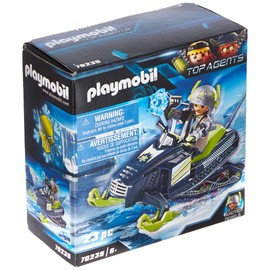 PLAYMOBIL TOP Agents 70235 Arctic Rebels Ice Scooter, from 6 Years