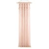 Lush Decor Boho Macrame Textured Cotton Window Curtain Panel Single