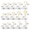 Swpeet 213Pcs 3 Kinds Metal Hooks Kit, Including Screw Eyes,