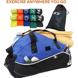 HCE Resistance Bands Set of 5 Fabric Resistance Bands, Butt Glutes Thighs Stretch Bands Made of Fabric 5-Pc Non-Slip Loop Bands for Workout Crossfit Yoga Pilates with Bag (X-Heavy)