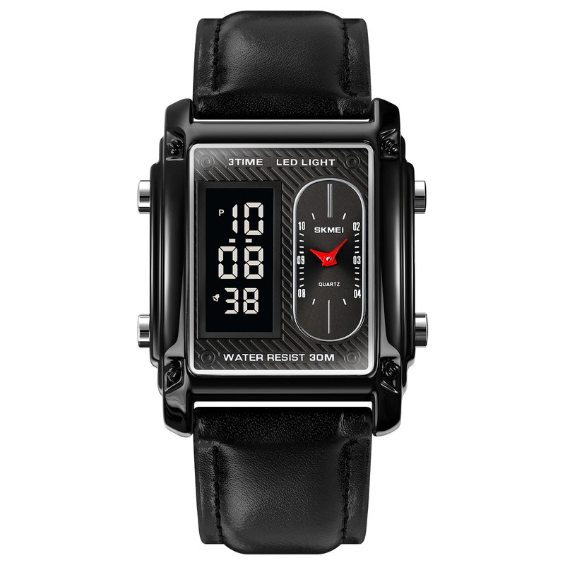 SKMEI 1868 Men Watch Professional 30M Water Resistant Double Display