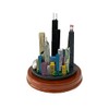 Great Chicago Gifts Chicago Skyline Color Resin Paperweight Sculpture -