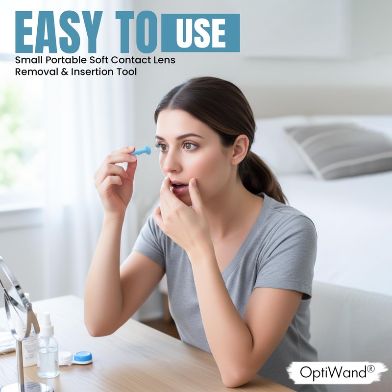 OptiWand - Portable Soft Contact Lens Removal & Insertion Tool