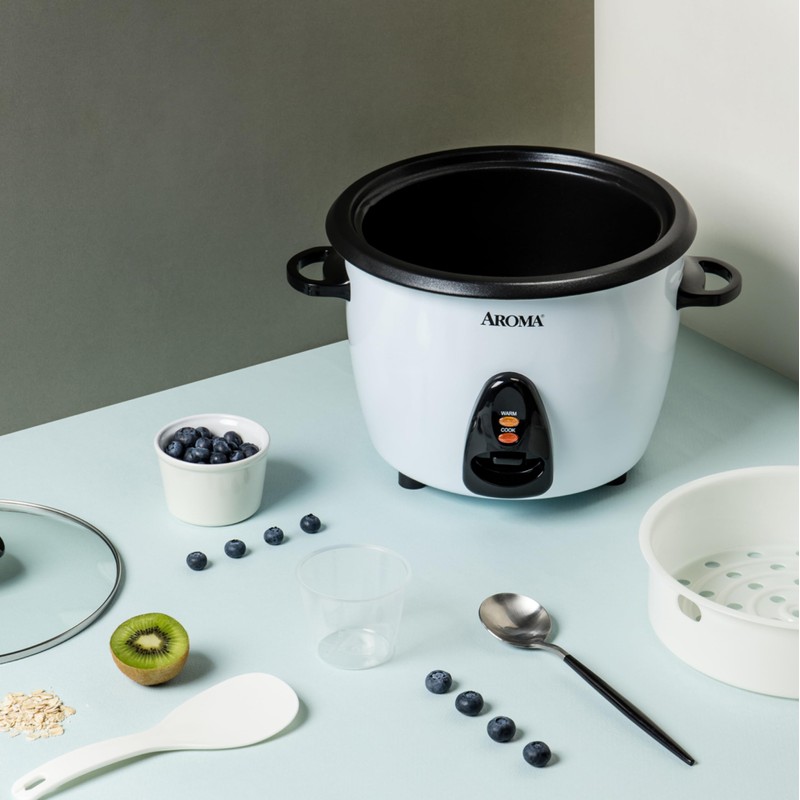 Aroma Housewares ARC-360-NGP 20-Cup Pot-Style Rice Cooker & Food Steamer,