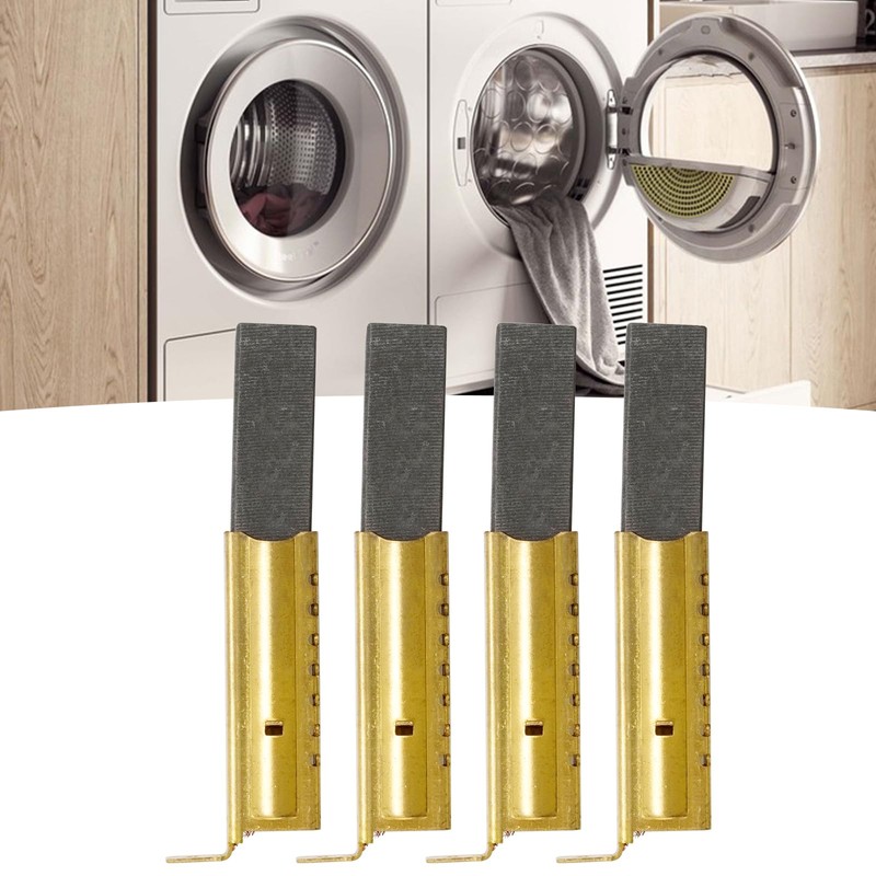 Hoypeyfiy 4Pcs L94MF7 Carbon Brushes, Replacement for Washing Machine Motor