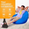 Travel Foot Rest with Height Adjustable Foot Hammock for Travel