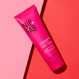 Nip + Fab Salicylic Acid Fix Scrub for Face with Vitamin E & Volcanic Rock Exfoliating Facial Cleanser Exfoliant for Pores and Oil Control, 2.5 Fl Oz