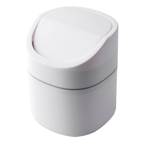 FALOFALO Compact Simple Trash Can with Swivel Lid
