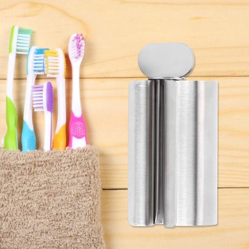 Toothpaste Tube Squeezer Stainless Steel Toothpaste Tube Wringer Toothpaste Roller