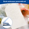 Book Press Embosser,Paper Embossing Stamp | Handheld Embossing Machine for