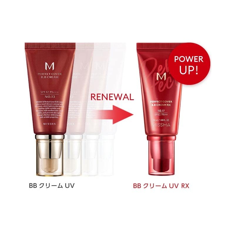 [MISSHA] M Perfect Cover BB Cream RX SPF42/PA+++ (No. 21