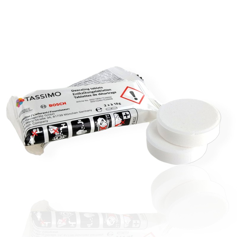 DL-pro Descaling Tablets for 2 Applications for Bosch Tassimo 311909