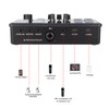 Btuty Audio Mixer for Games 48V Phantom Power Audio Interface