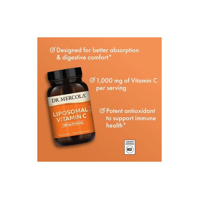 Mercola Vitamina Liposomal 1000mg Cápsulas