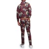 G-Style USA Men's Royal Floral Tiger Track Suit ST559 -