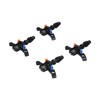 10PCS G1/2 Male Thread Rocking Arm Sprinkler 360° Rotating Lawn
