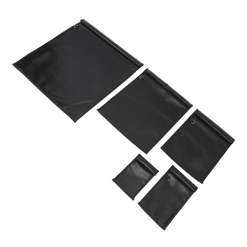 5pcs Faraday Bags Fireproof Waterproof Signal Blocking Large Prevent Tracking