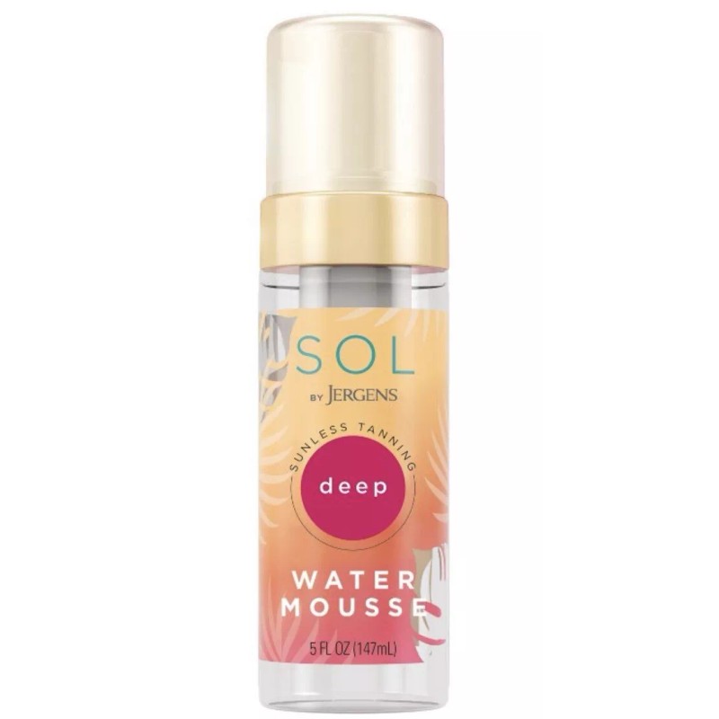 SOL Jergens Deep Water Mousse Self Tanner Tanning Water Foam