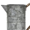 Stonebriar Conservatory Antique Galvanized Metal Watering Can with Handle