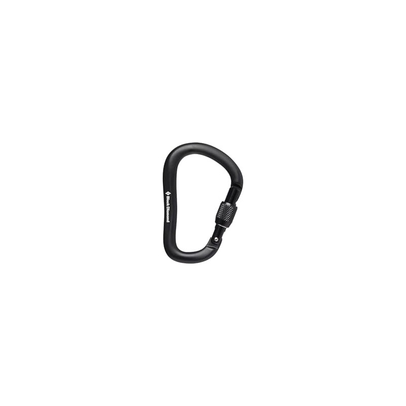 BLACK DIAMOND RockLock Screwgate Carabiner | Hot-Forged, Lightweight | Keylock