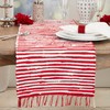 Festive Candy Cane Chindi Table Runner