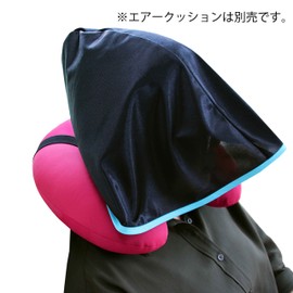 Sleep better without looking at your face for a restful sleep, Hooded Neck Pillow Made in Japan