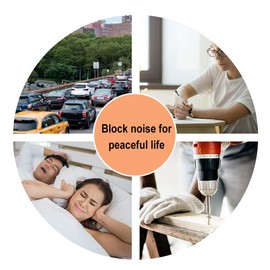 Quality Foam Earplugs 200 Pair - 32dB Noise Cancelling Soft High Decibel Ear Plugs for Noise Reduction Ear Protection Construction Loud Music Shooting Guns Work Safety Hearing Protection Ear Plugs