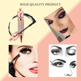 MIRORA Silk Fiber Lash Mascara Waterproof, Makeup Sensational Natural Thick and Dramatic Extension Eyelash Mascara, No Smudging Lasting All Day, Very Black