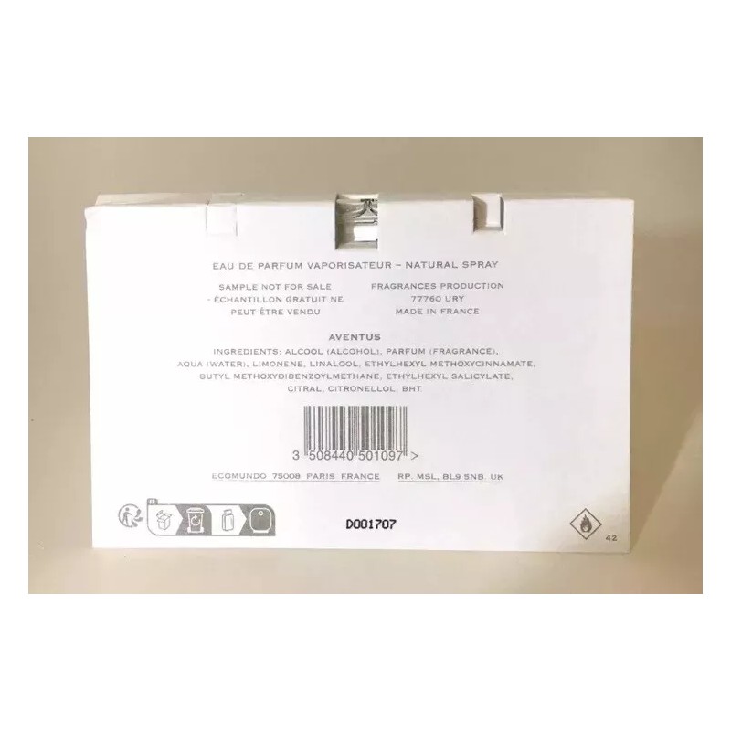 Creed 1760 Eau De Parfum Vaporisateur Natural Spray Aventus 3508440501097