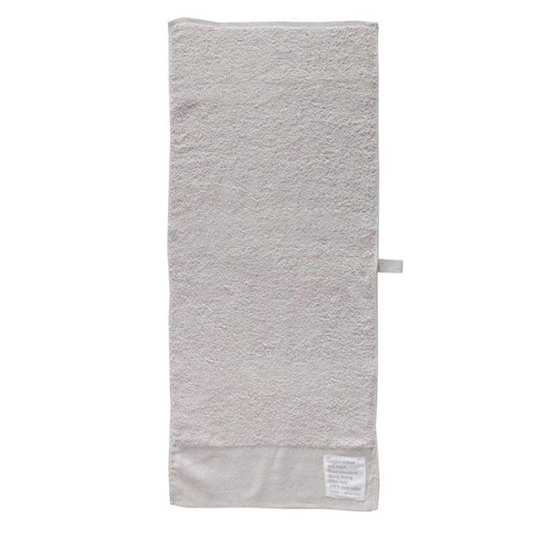 b2c Senshu Exposed Pile Face Towel (Warm Gray) | Made in Japan Face Towel, Senshu Towel, Domestic Gift, Hotel Style Towel