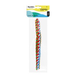 Barrilito Limpiapipas Tipo Caramelo Multicolor 15 Piezas